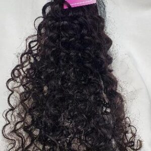 Bundle of hair- Very Best Quality Virgin hair, machine weft-12A quality (95 grams) (Water Wave)