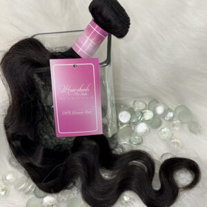 Bundle of hair- Very Best Quality Virgin hair, machine weft-12A quality (95 grams) (Body Wave)