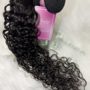 Bundle of hair- Very Best Quality Virgin hair, machine weft-12A quality (95 grams) (Water Wave)